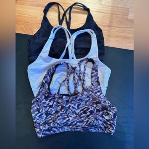 lululemon sports bras size 8